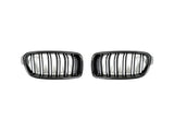 AutoTecknic Dual-Slats Carbon Front Grille Set - F30 3-Series Sedan | F31 3-Series Wagon