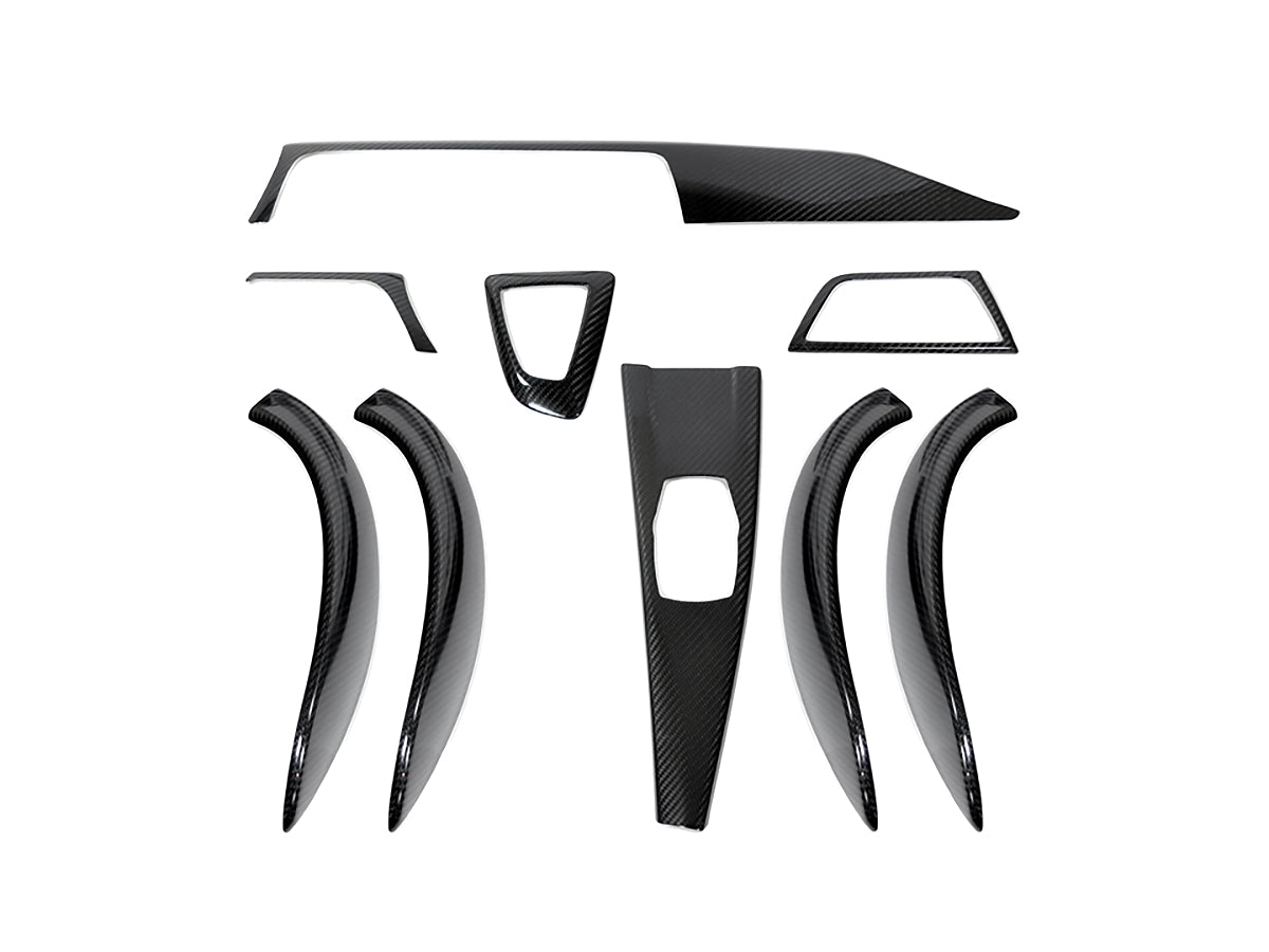 AutoTecknic Dry Carbon Fiber Interior Trim - BMW F30 3-Series Sedan | F34 3-Series GT | F36 4-Series GC