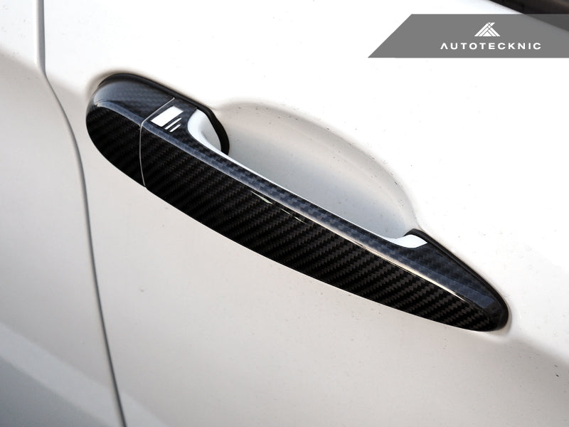 AutoTecknic Dry Carbon Fiber Door Handle Trims - BMW F20/ F21 1-Series