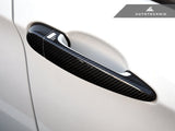 AutoTecknic Dry Carbon Fiber Door Handle Trims - BMW F20/ F21 1-Series