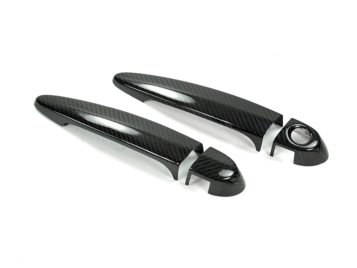 AutoTecknic Dry Carbon Fiber Door Handle Trims - BMW E90/ E92/ E93 M3