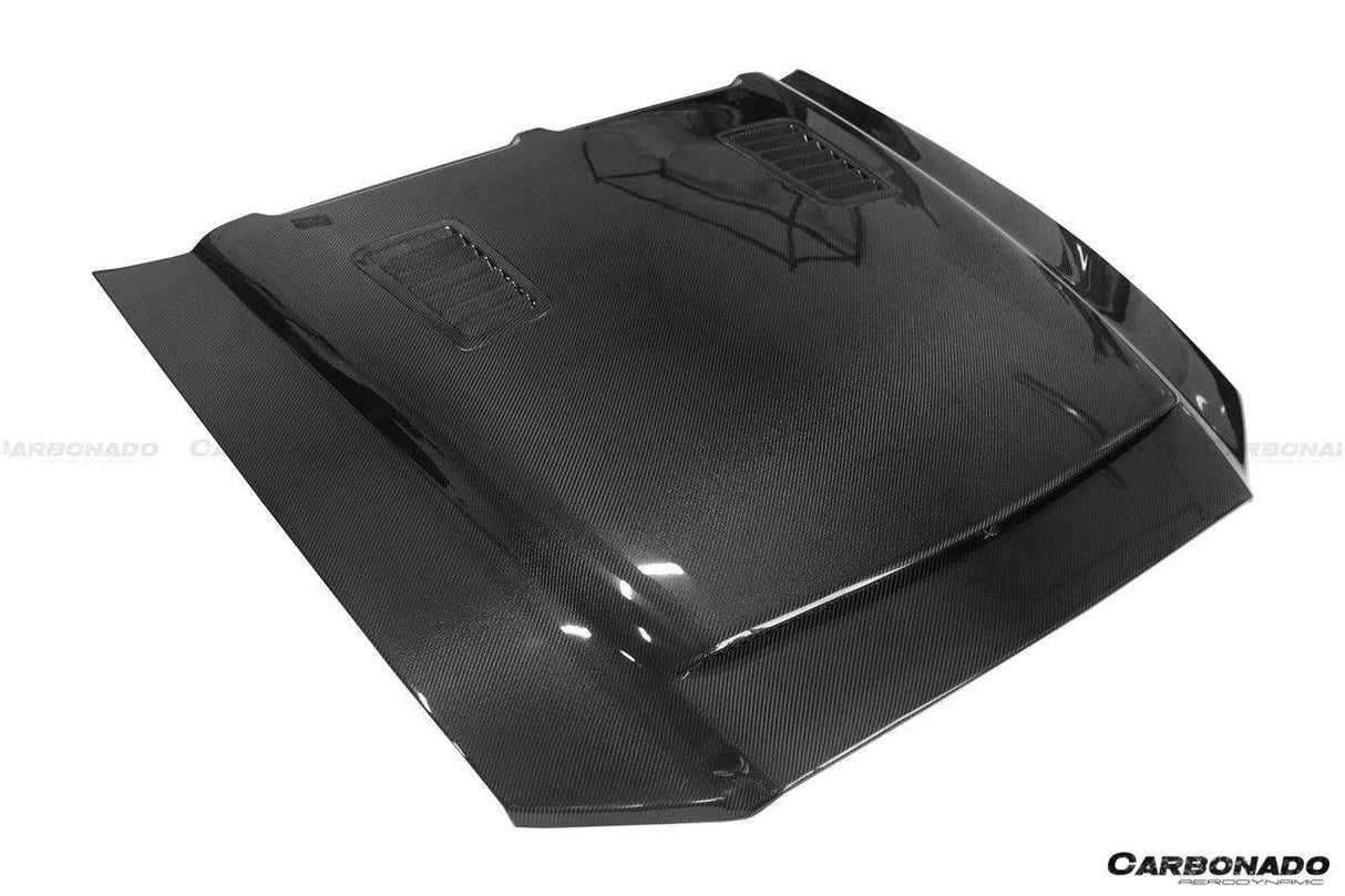 2010-2014 Ford Mustang GT500 Black Momba BC1 Style Hood