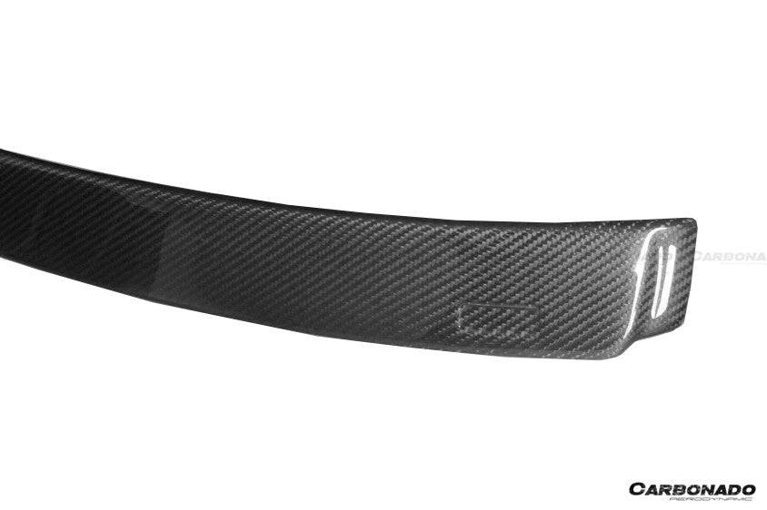 2013-2019 BMW 3 Series F30   F80 M3 MP Style Carbon Fiber Roof Spoiler