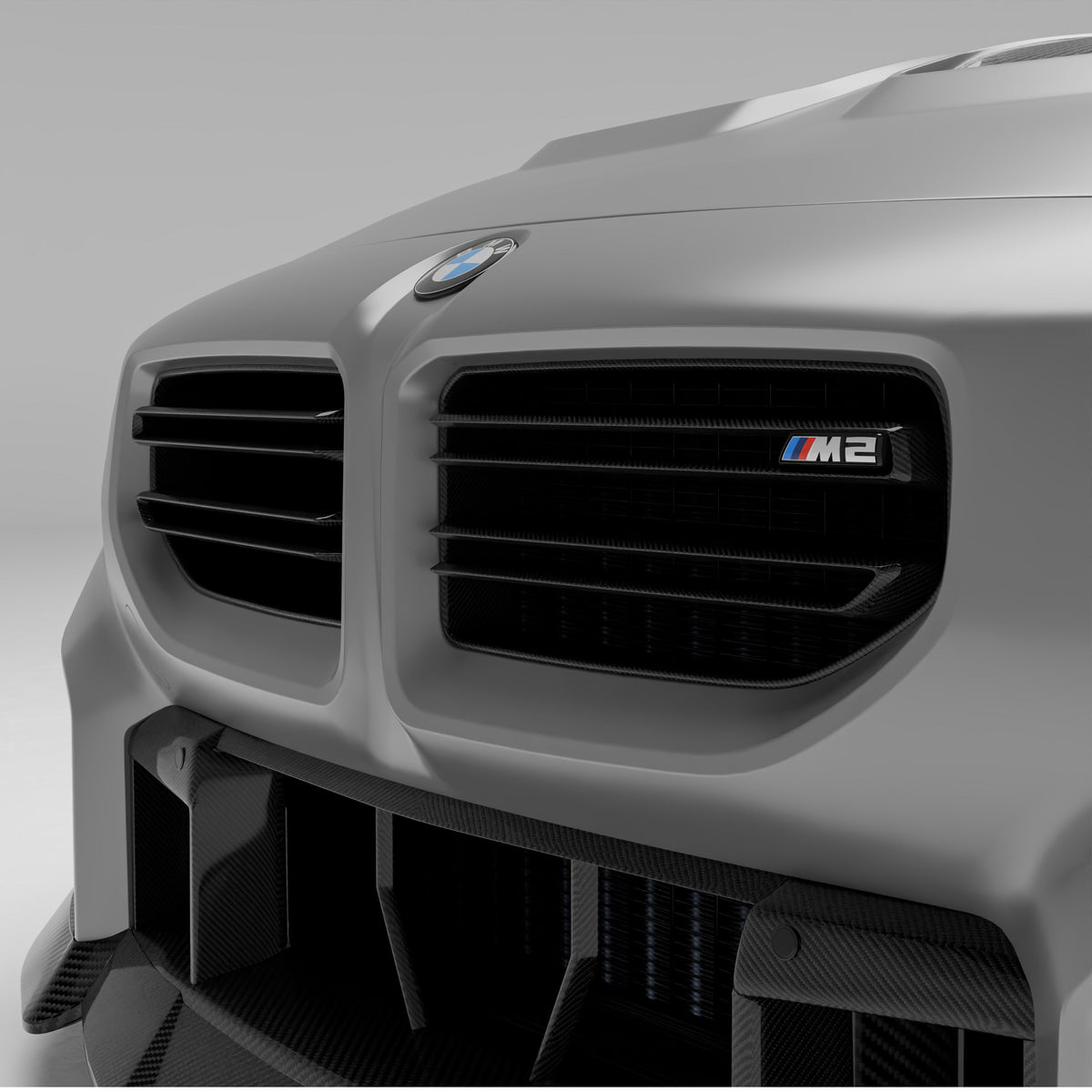 BMW M2 G87 Carbon Fiber Front Trim