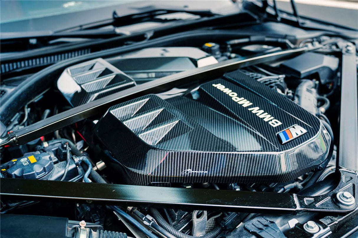 2021-UP BMW M2 M3 M4 Autoclaved Carbon Fiber Engine Cover DarwinPRO (OE) Fits G80, G82, G83, G87