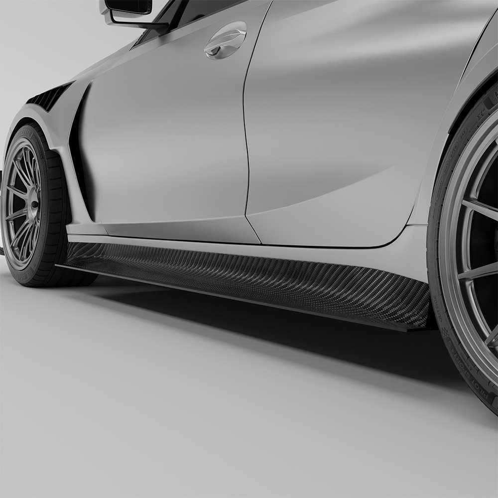 BMW M3 G80 Carbon Fiber Aero Side Skirts