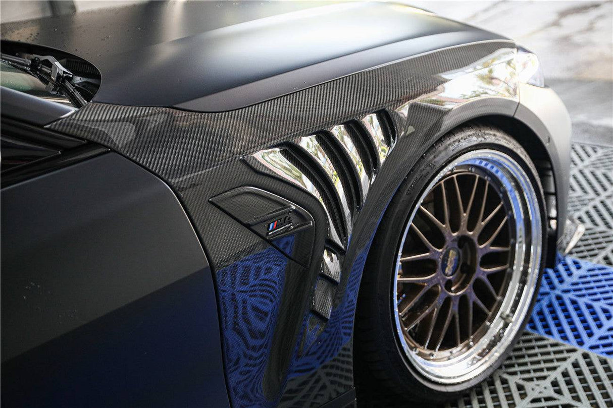 2021-UP BMW M3 G80   G81 M4 G82  G83 CSL Style DRY Carbon Fiber Fender