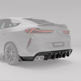 BMW X6M F96 LCI Carbon Fiber Rear Diffuser