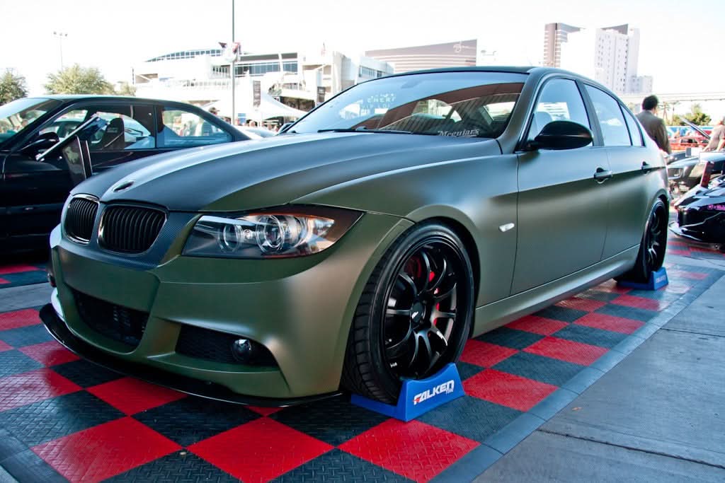 BMW E90 M-Sport Bumper Carbon Fiber Front Wind Splitter