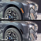 2021-2024 Bmw iX xDrive50 M60 Front Bumper Reflector Pre-Cut Overlay SMOKE BLACKOUT