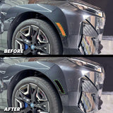 2021-2024 Bmw iX xDrive50 M60 Front Bumper Reflector Pre-Cut Overlay SMOKE BLACKOUT