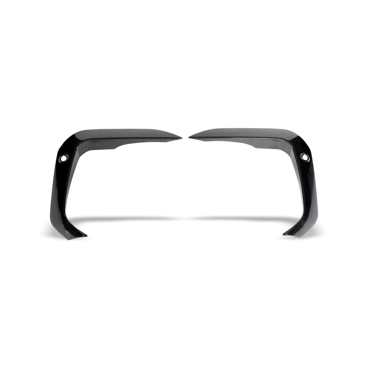 BMW X6M F96 PRE LCI Carbon Fiber Front Bumper Canards