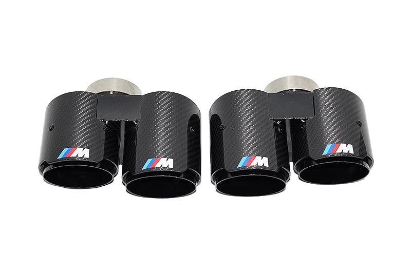 BMW 3/4 Series G20/G21 G22 G26 Carbon Fiber Dual Muffler Tips (2019+)