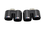 BMW 3/4 Series G20/G21 G22 G26 Carbon Fiber Dual Muffler Tips (2019+)