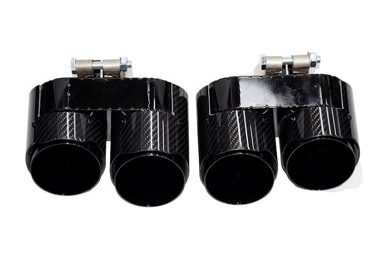 BMW 3/4 Series G20/G21 G22 G26 Carbon Fiber Dual Muffler Tips (2019+)