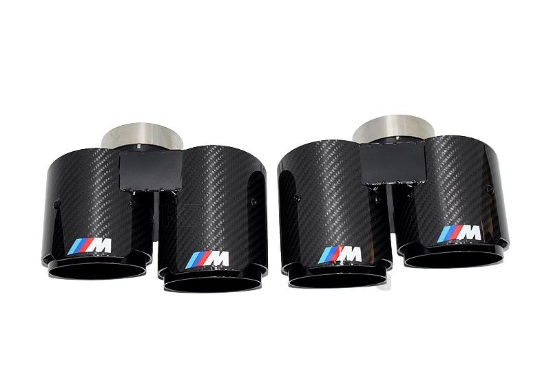 BMW 3/4 Series G20/G21 G22 G26 Carbon Fiber Dual Muffler Tips (2019+)