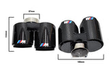 BMW 3/4 Series G20/G21 G22 G26 Carbon Fiber Dual Muffler Tips (2019+)