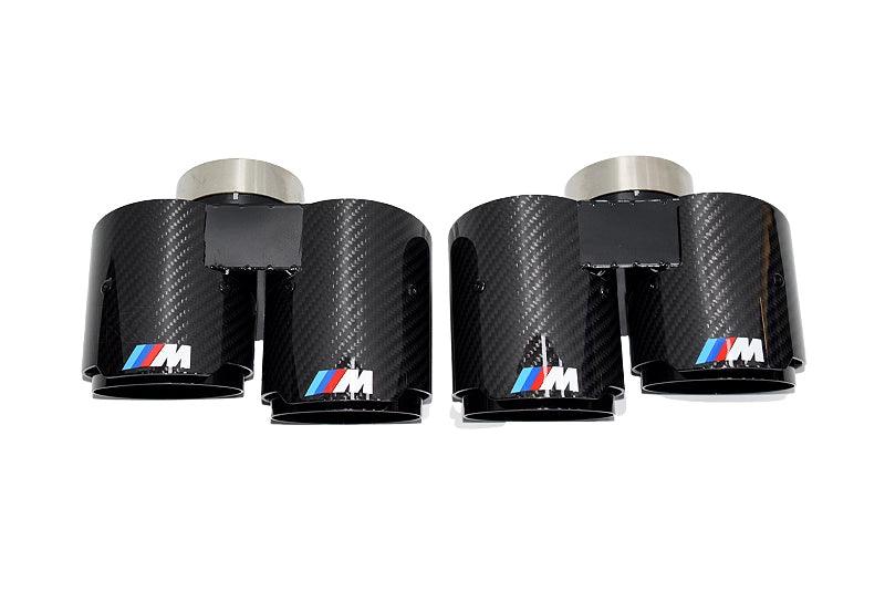 BMW 3/4 Series G20/G21 G22 G26 Carbon Fiber Dual Muffler Tips (2019+)
