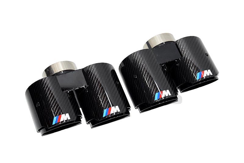 BMW 3/4 Series G20/G21 G22 G26 Carbon Fiber Dual Muffler Tips (2019+)