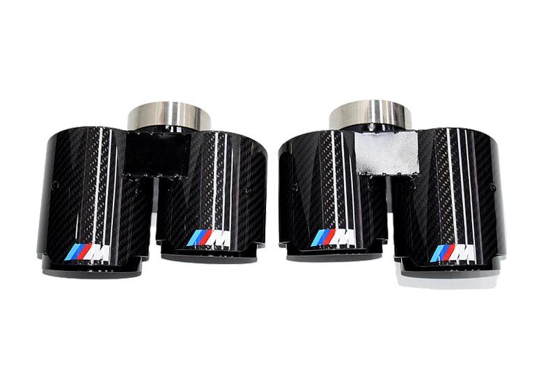 BMW 3/4 Series G20/G21 G22 G26 Carbon Fiber Dual Muffler Tips (2019+)