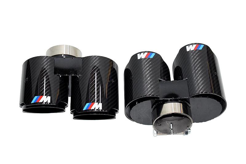 BMW 3/4 Series G20/G21 G22 G26 Carbon Fiber Dual Muffler Tips (2019+)