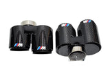 BMW 3/4 Series G20/G21 G22 G26 Carbon Fiber Dual Muffler Tips (2019+)