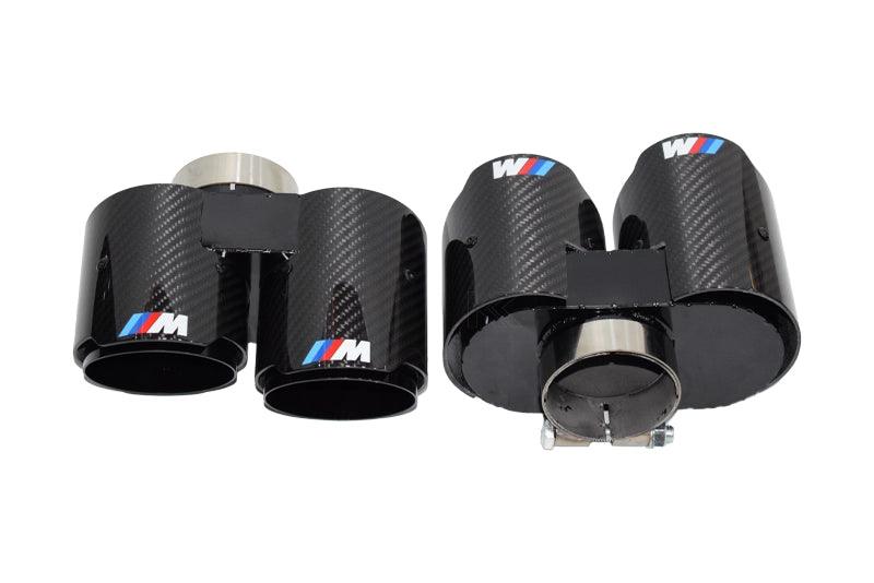 BMW 3/4 Series G20/G21 G22 G26 Carbon Fiber Dual Muffler Tips (2019+)