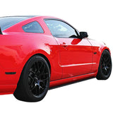 2010-2014 Ford Mustang RP Style Side Skirts - Matte Black