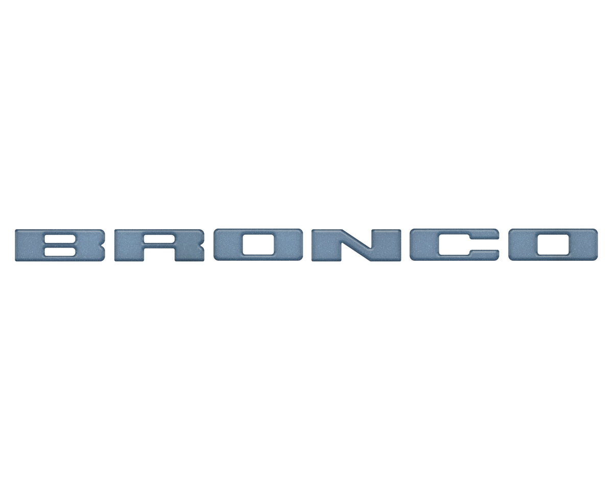Front Grille Letters Overlays Fits 2021-2027 Ford Bronco Sport