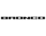Front Grille Letters Overlays Fits 2021-2027 Ford Bronco Sport