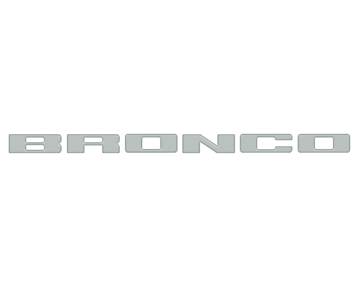 Front Grille Letters Overlays Fits 2021-2027 Ford Bronco Sport