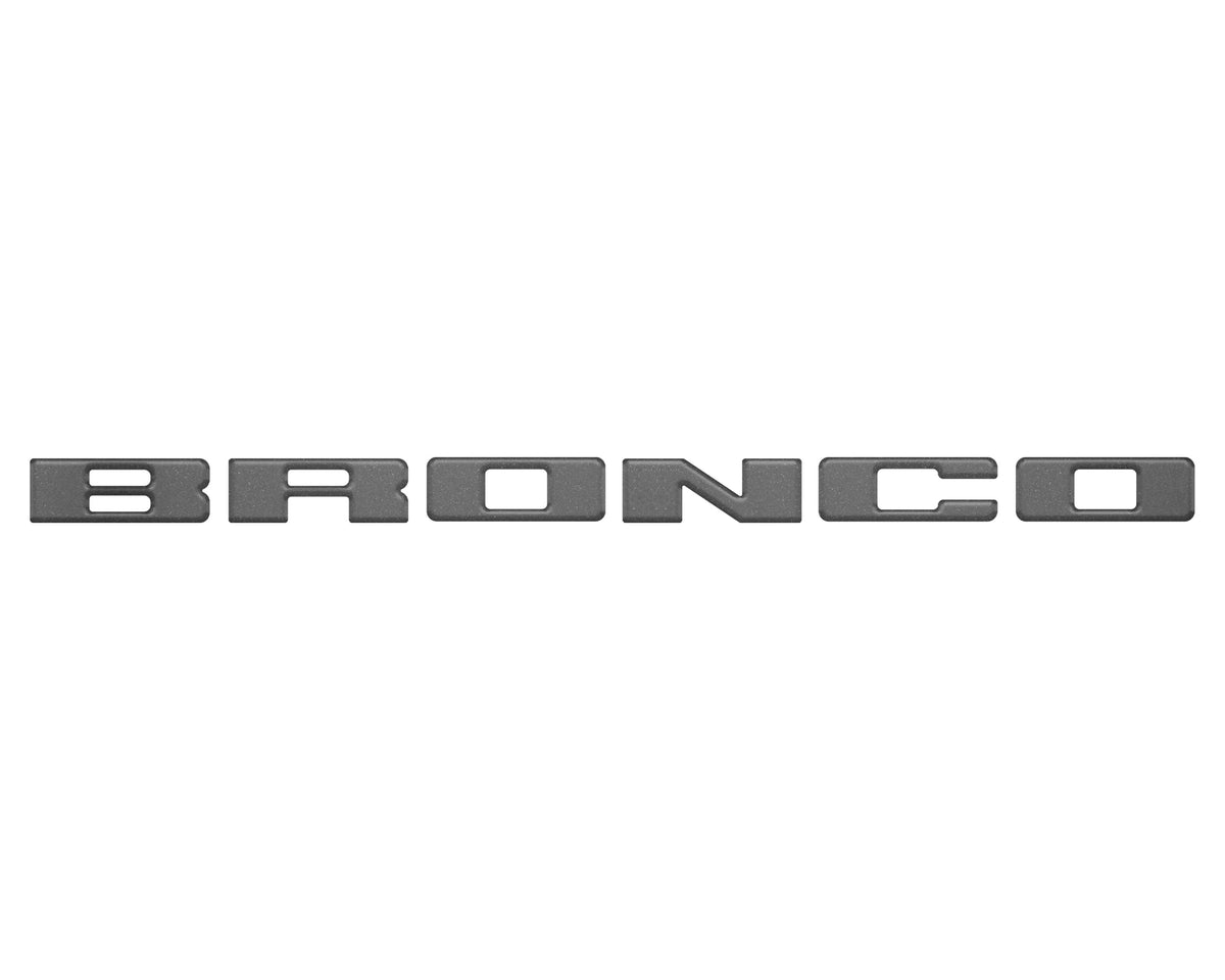 Front Grille Letters Overlays Fits 2021-2027 Ford Bronco Sport