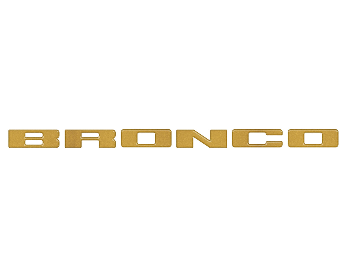 Front Grille Letters Overlays Fits 2021-2027 Ford Bronco Sport