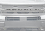 Front Grille Letters Overlays Fits 2021-2027 Ford Bronco Sport