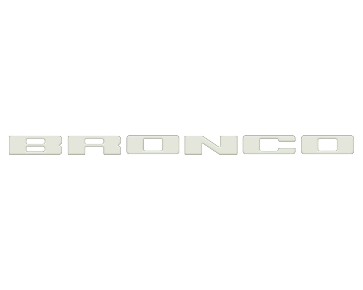Front Grille Letters Overlays Fits 2021-2027 Ford Bronco Sport