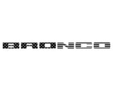 Front Grille Letters Overlays Fits 2021-2027 Ford Bronco Sport