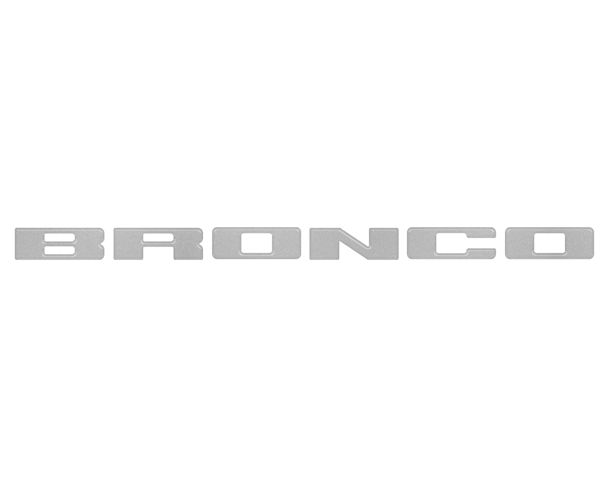 Front Grille Letters Overlays Fits 2021-2027 Ford Bronco Sport