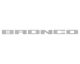 Front Grille Letters Overlays Fits 2021-2027 Ford Bronco Sport
