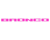 Front Grille Letters Overlays Fits 2021-2027 Ford Bronco Sport
