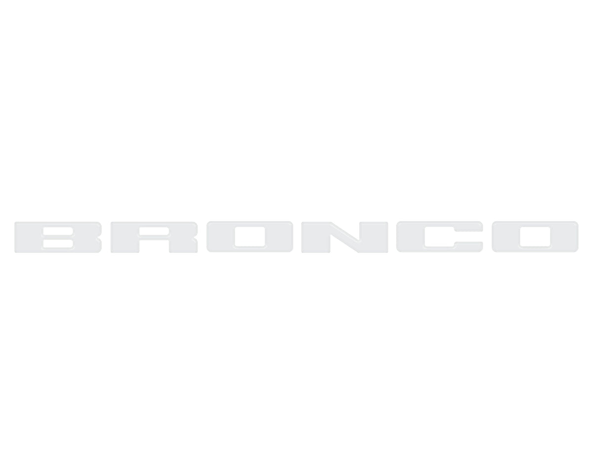 Front Grille Letters Overlays Fits 2021-2027 Ford Bronco Sport