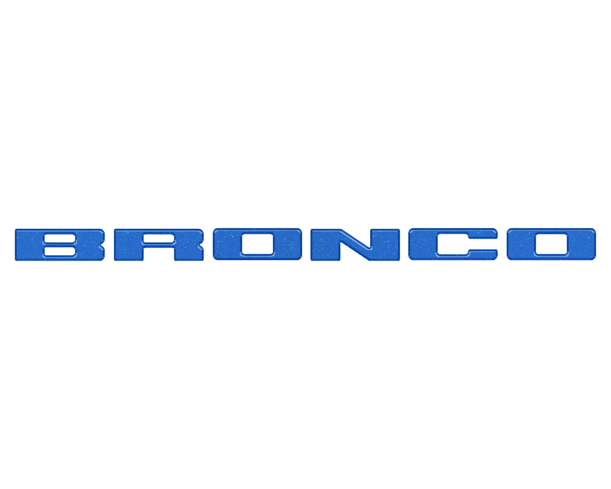 Front Grille Letters Overlays Fits 2021-2027 Ford Bronco Sport