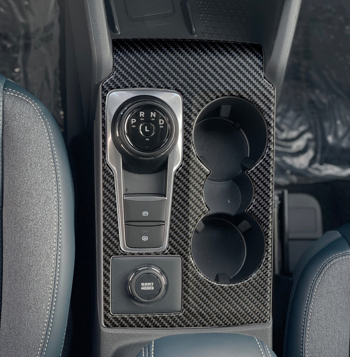 Center Console Accent Overlay Fits 2021-2024 Ford Bronco Sport