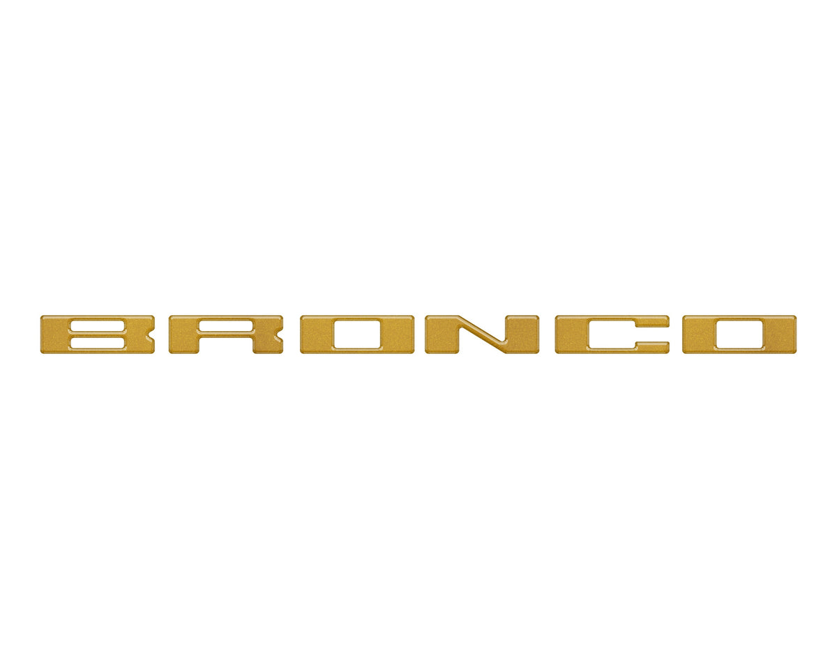 Glove Box Letters Inserts Fits 2021-2027 Ford Bronco