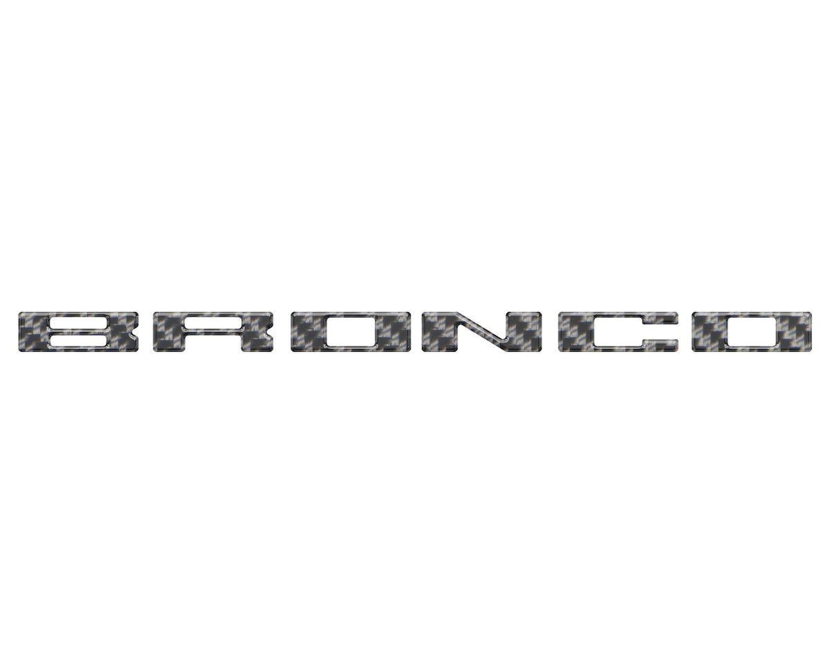 Glove Box Letters Inserts Fits 2021-2027 Ford Bronco