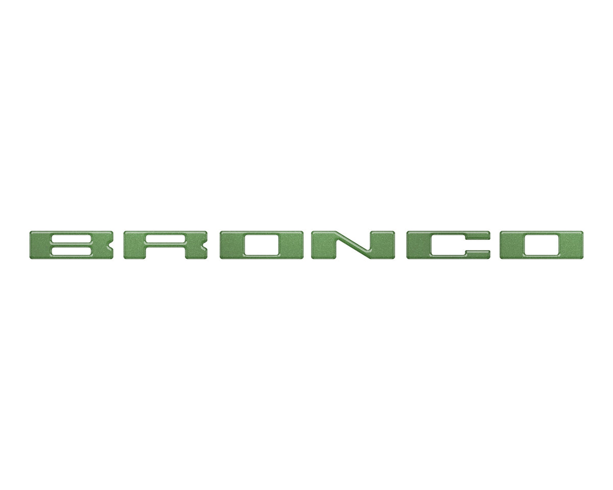 Glove Box Letters Inserts Fits 2021-2027 Ford Bronco