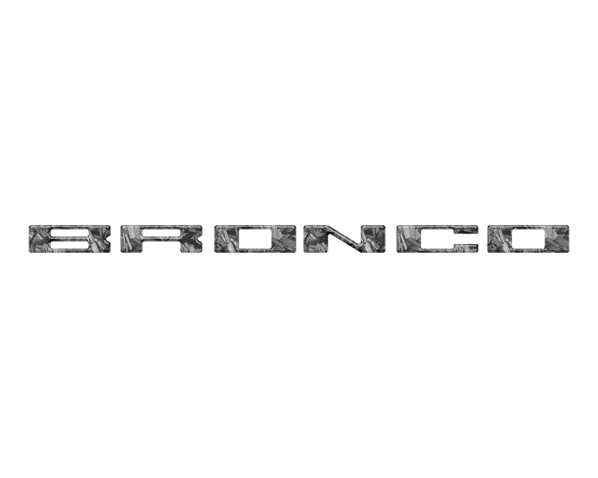Glove Box Letters Inserts Fits 2021-2027 Ford Bronco