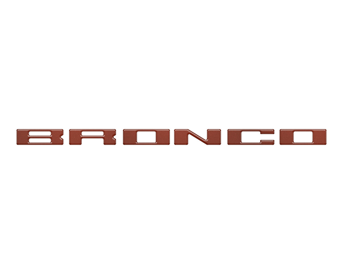 Glove Box Letters Inserts Fits 2021-2027 Ford Bronco