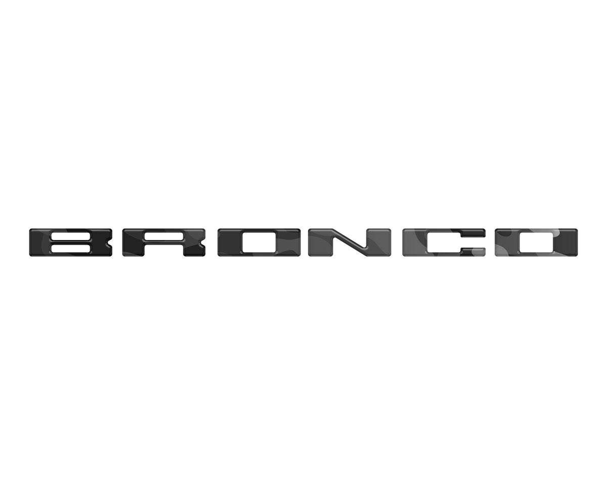 Glove Box Letters Inserts Fits 2021-2027 Ford Bronco