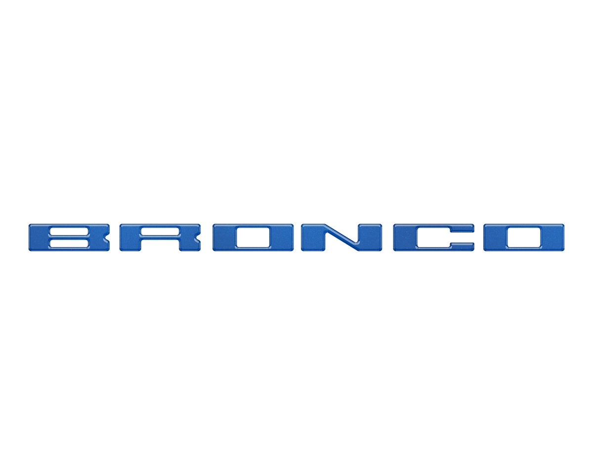 Glove Box Letters Inserts Fits 2021-2027 Ford Bronco