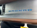 Glove Box Letters Inserts Fits 2021-2027 Ford Bronco